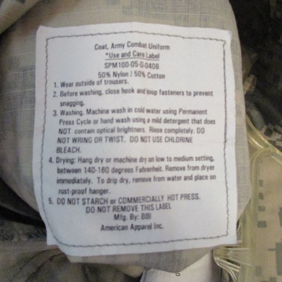 Military Camoflauge Jacket sz M Green Beige Ripstop Hunting Paintball - Picture 10 of 10